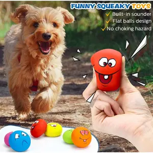 6-Pack Squeaky Dog Toys - Soft Latex Rubber Chew Toys for Small & Medium Dogs
