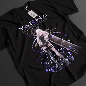 Nier Automata Anime T-shirt & Sweatshirt, Yorha A2 Waifu Material Graphic Tee, Vintage Oversized Unisex Streetwear, Manga Gifts for Him Her