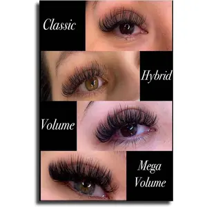 Generic Eyelash Extension Poster Art Canvas Wall Art Print for Wall Art Room Living Room Wall Art Bathroom Kitchen Decor Gift (8x12inch-No Framed) Decoration Photo