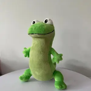 Green Lizard Tom Simulation Animal Plush Doll Desktop Ornaments Bedhead Pillow Stuffed Plush Toy Soft Decoration Collect Gifts