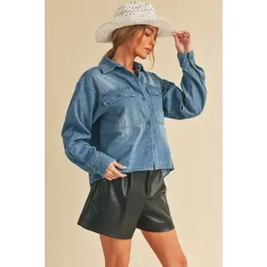 Genny Denim Top