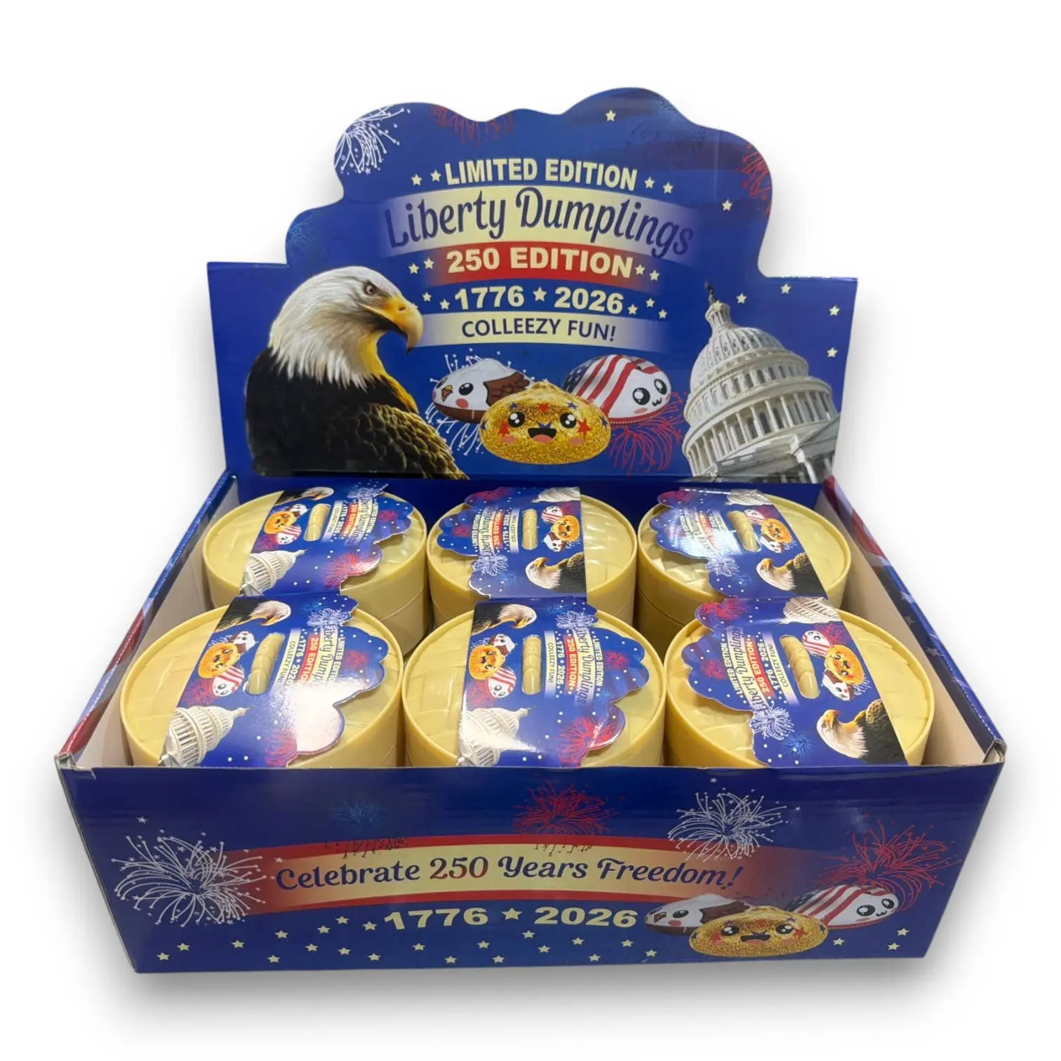 Limited Edition Foam Dumplings: Celebrating 250 Years of America