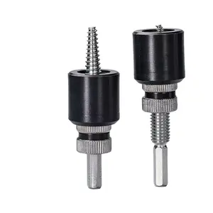 GJANSH 2Pcs Expansion Pipe Extractor Tool, Broken Screw Remover with Hex Shank, Adjustable Thread Length, Durable Metal Construction