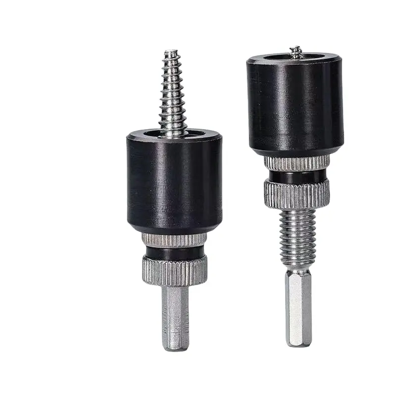GJANSH 2Pcs Expansion Pipe Extractor Tool, Broken Screw Remover with Hex Shank, Adjustable Thread Length, Durable Metal Construction