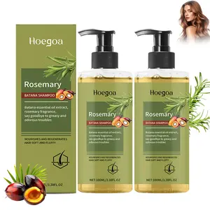 HOEGOA Rosemary Hair Growth Shampoo - Natural Thickening Formula with Keratin for Fuller Hair - 3.38oz Men & Women