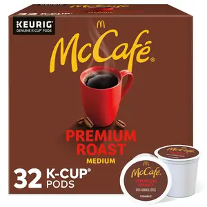 McCafe Premium Roast, Keurig Single Serve KCup, Medium Roast Coffee, 32 Count