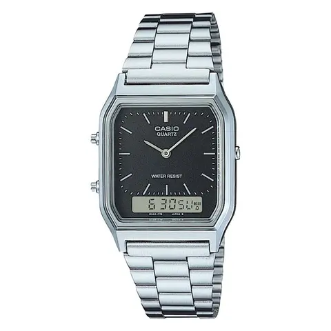 Casio AQ-230A-1D Digital Watch Quartz Vintage Classic Design with Quartz Movement and Essential Functionalities for Everyday Use
