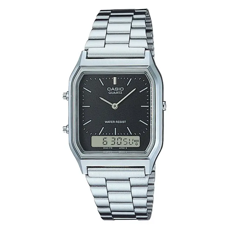 Casio AQ-230A-1D Digital Watch Quartz Vintage Classic Design with Quartz Movement and Essential Functionalities for Everyday Use