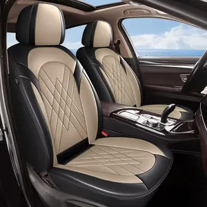 Full Set Custom Fit Faux Leather Seat Covers for Cadillac XT5 (2017-2026) - Waterproof Durable Non-Slip Airbag Compatible Car Protector