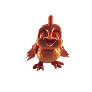 3D Printed Articulating Chicken - Home Decor Ornaments