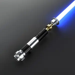 BJSABER Obi Wan XENO3.0 Neopixel Lightsaber, the first real lightsaber, Xeno Dueling Saber, Metal Hilt, Flash on Clash, Cosplay Prop, Custom Sound Durable Steel