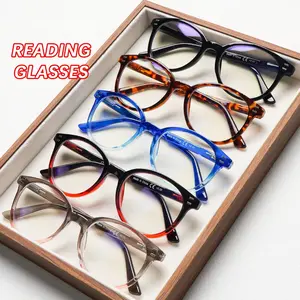 5-Pack Fashionable Blue Light Blocking Reading Glasses for Men and Women Gradient-tinted rectangular frames with spring hinges suit diverse needs Premium blue light blocking lenses for lasting durability Ideal for daily reading and computer work