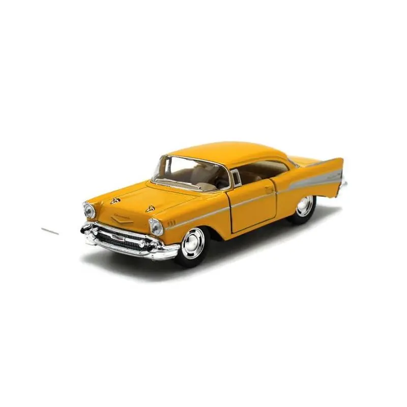 5" Die-cast 1957 Bel Air Chevy Coupe (Yellow)