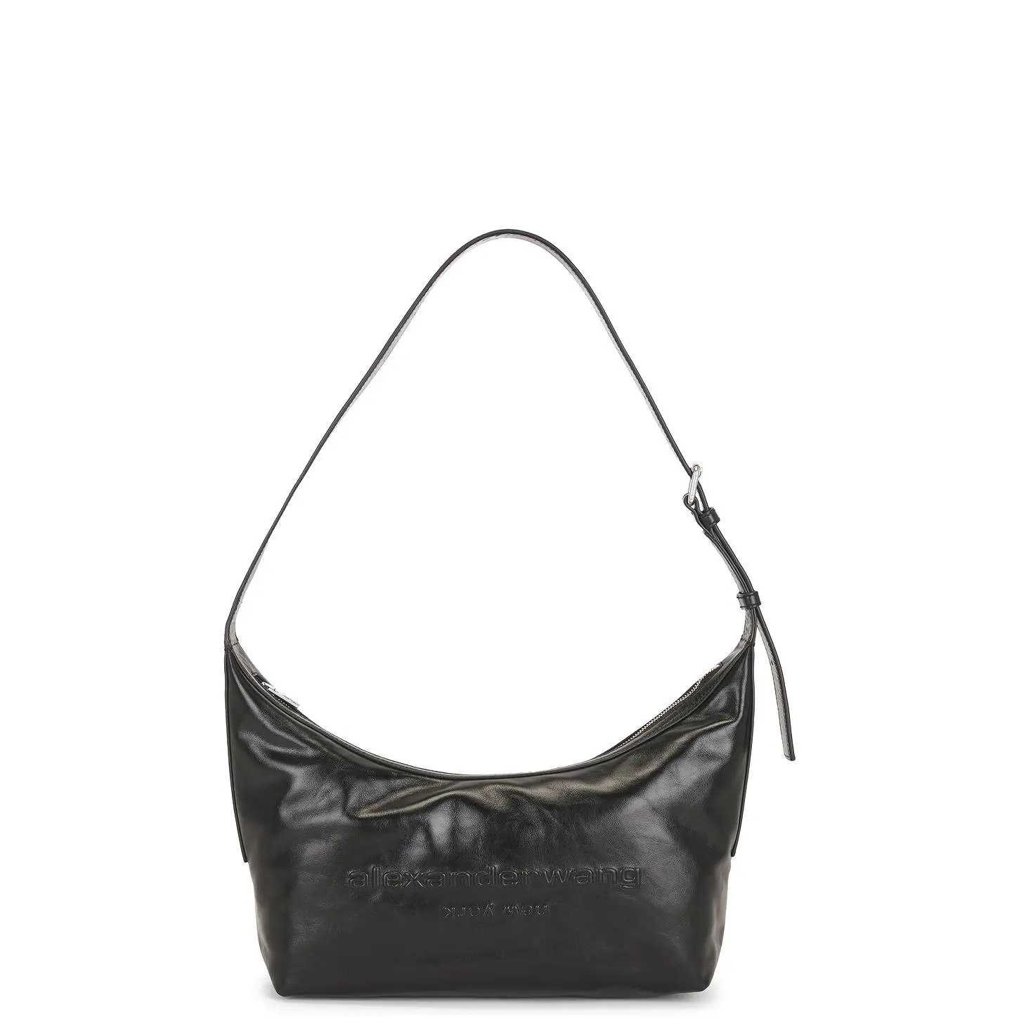 Alexander Wang Punch Crossbody Sling Bag in Black