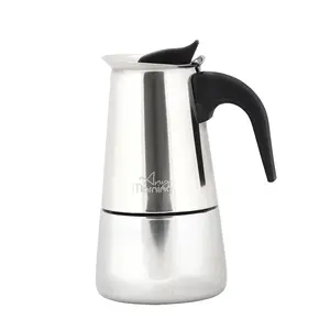 Any Morning Stovetop Espresso Maker Stainless Steel Percolator Coffee