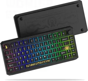 Womier ERA75 75% Wireless Mechanical Keyboard with VIA/QMK, Full Aluminum Custom Gaming Keyboard for Windows/Mac