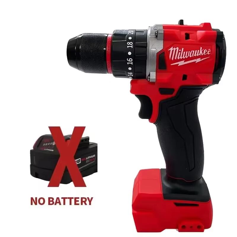 FOR Milwaukee 18V Small Electric Drill 60N.m brushless Cordless Impact Drill of Decoration Team  pin Power Tool