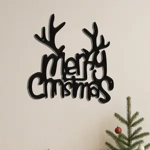 HELLOYOUNG Rustproof Deer Antler Wall Art Sculpture Home Decor Christmas Gift Halloween Decor