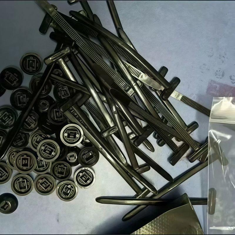 100 universal nylon clip fasteners, multifunctional plastic cable tie tool suitable for automotive repairs, everyday maintenance, and multi-scene applications, heavy-duty self-locking nylon clip mounting base