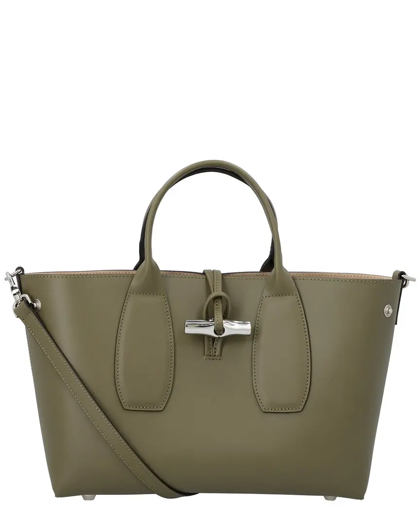 Longchamp Le Roseau Leather Handbag