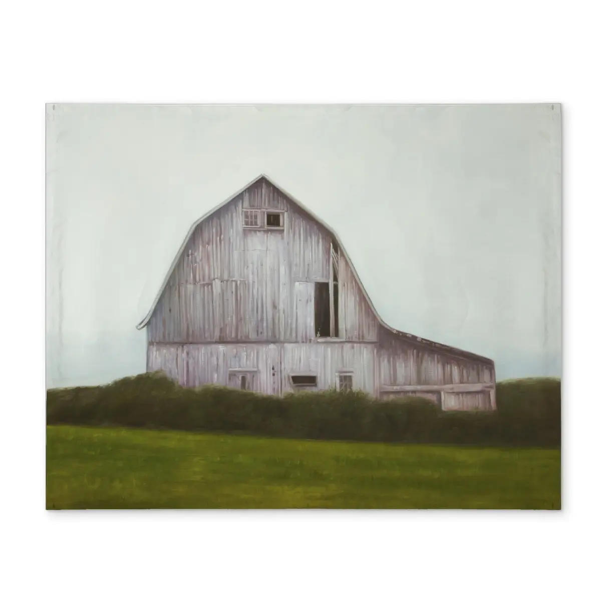 Rustic Barn Red Rectangular Polyester Placemat - 14x18 in, 360 Stand, Kitchen Tableware for Home Decor, Model CPPM1418LECLG0, Rustic Placemats & Coasters