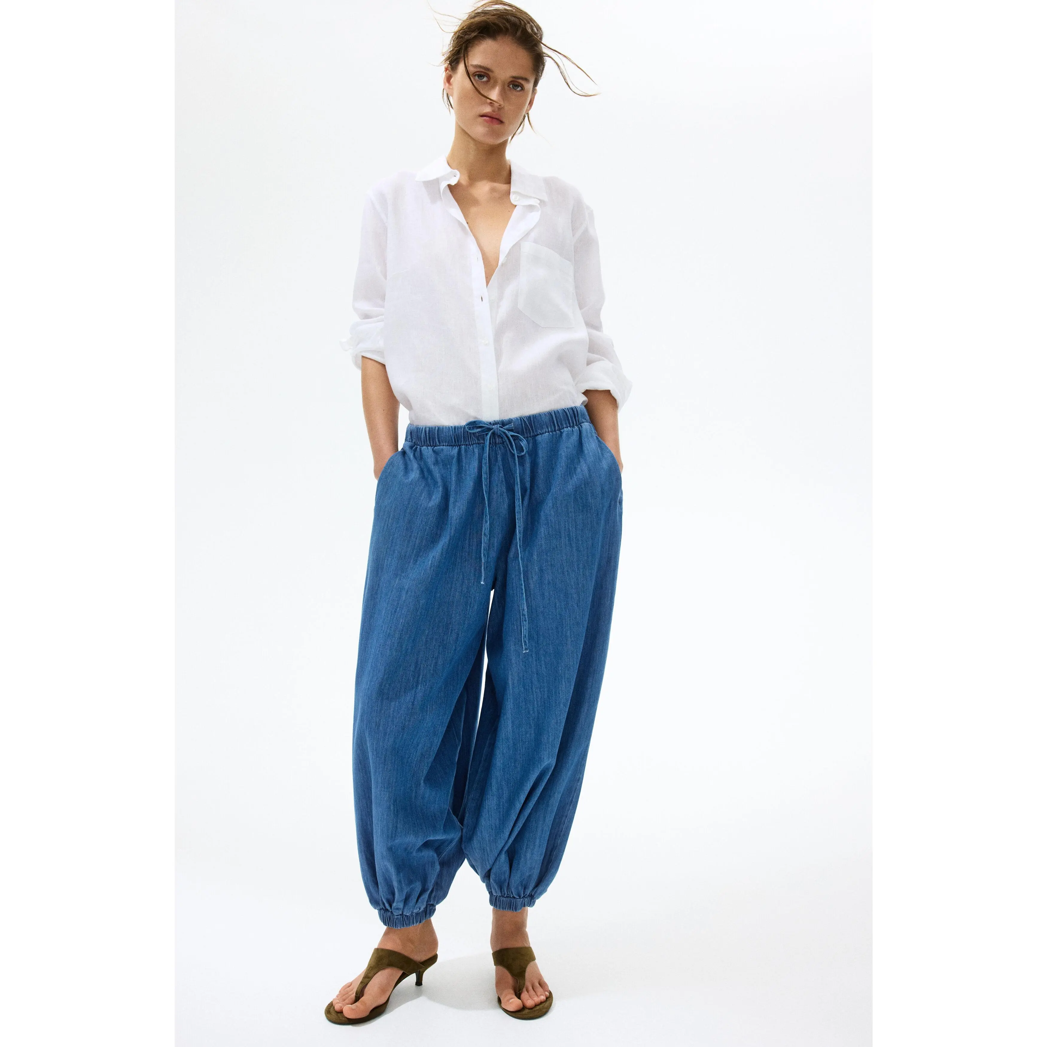 H&M Denim balloon trousers
