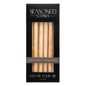 Grapefruit Habanero Seasoned Straws 10ct.