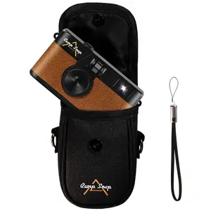 Camp Snap Point and Shoot Retro Digital Camera with Case and Strap