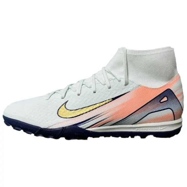 Nike Assassin 16 Men's Football Cleats - Speed Cleats, Comfortable, Grippy, Durable House White/Orange Trending Official Men's Soccer Shoes (Maison Mihara Design)