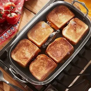 Plancha doble antiadherente