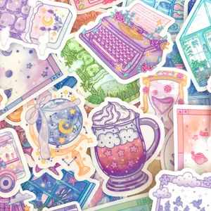 Clear Vinyl Stickers Decorative Waterproof Matte Decor