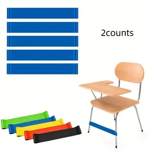 Student Chair Band, 2 Counts Multipurpose Elastic Chair Band, Elastic Ergonomic Resistance Band for Students Children, Sensory Fidget Tool for Home School Office