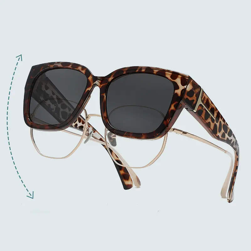 Fashion Polarized T-Shaped Reading Sunglasses for Glasses Wearers, Unisex Driving & Outdoor Activities Eyewear, Fashion Sunnies, Stylish Sunglasses, Fashionable Frames Sunglasses, Stylish Shades