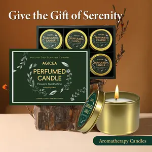 AGICEA Scented Candle Gift Set – 6-Pack Soy Wax Aromatherapy Candles with Long-Lasting Fragrance, Ideal Gift for Women on Birthday, Mother’s Day & Holidays