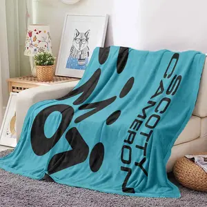 Scotty Camerons Printed Microfiber Blanket Ultra-Soft Short Pile Anti-Hooking for Playroom Living Room