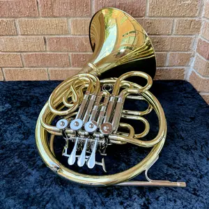 Yamaha YHR-671DU - F/Bb Double French Horn - Yellow Brass - Detachable Bell - Unlacquered Finish