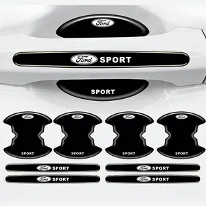 8-piece set for Ford  car door handle covers, scratch-resistant door groove protection, suitable for Ford  models, car accessories, car stickers, car decals