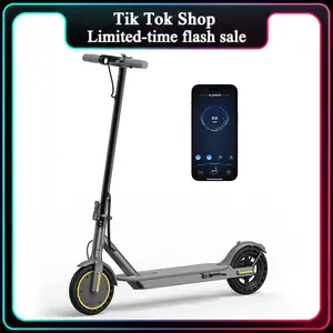 36V 7.8Ah Battery,Adult Electric Scooter 19mph, 350W Brushless Motor, 20mi Long Range Battery, 3 Speed Modes, Dual Braking System, 8.5 inch Solid Tires, IPX5 Splash Proof, Portable Folding Commuter E-Scooter