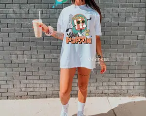 What's Poppin Retro Popcorn Shirt, Movie Popcorn Lover Funny Food Pun Shirt, Foodie T Shirts, Retro Unisex Graphic Tee, Top Selling T Shirts