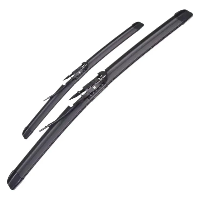 Custom-Fit Windshield Wiper Blades for Tesla MODEL X, Frameless Design with Integrated Water Spray, 28x1 in All-Weather Premium Rubber, No-Streak Wipe, Tool-Free DIY Installation