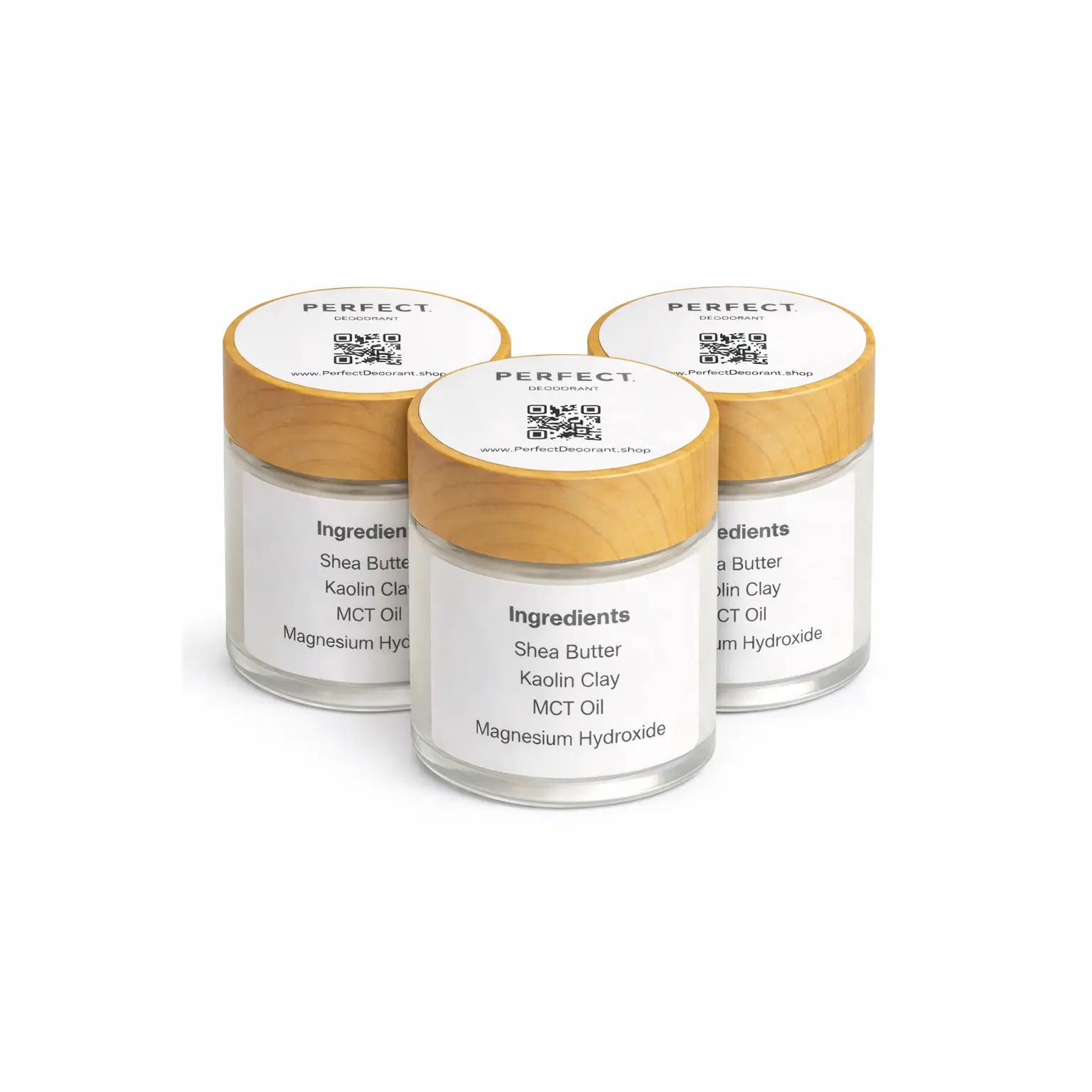 Perfect Deodorant - Simply Unscented - 3 Pack