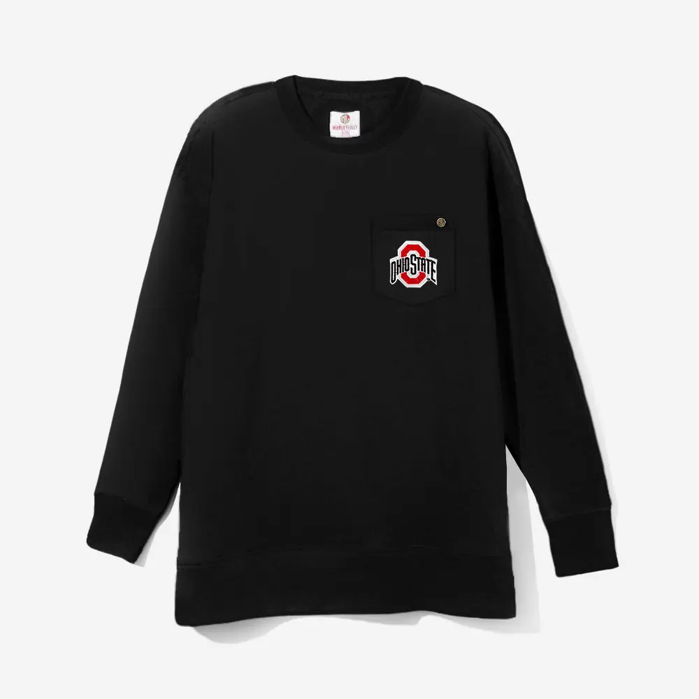 Ohio State Buckeyes Crewneck Sweatshirt | Black