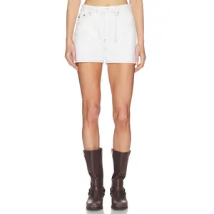 Lacoste Denim Shorts in White