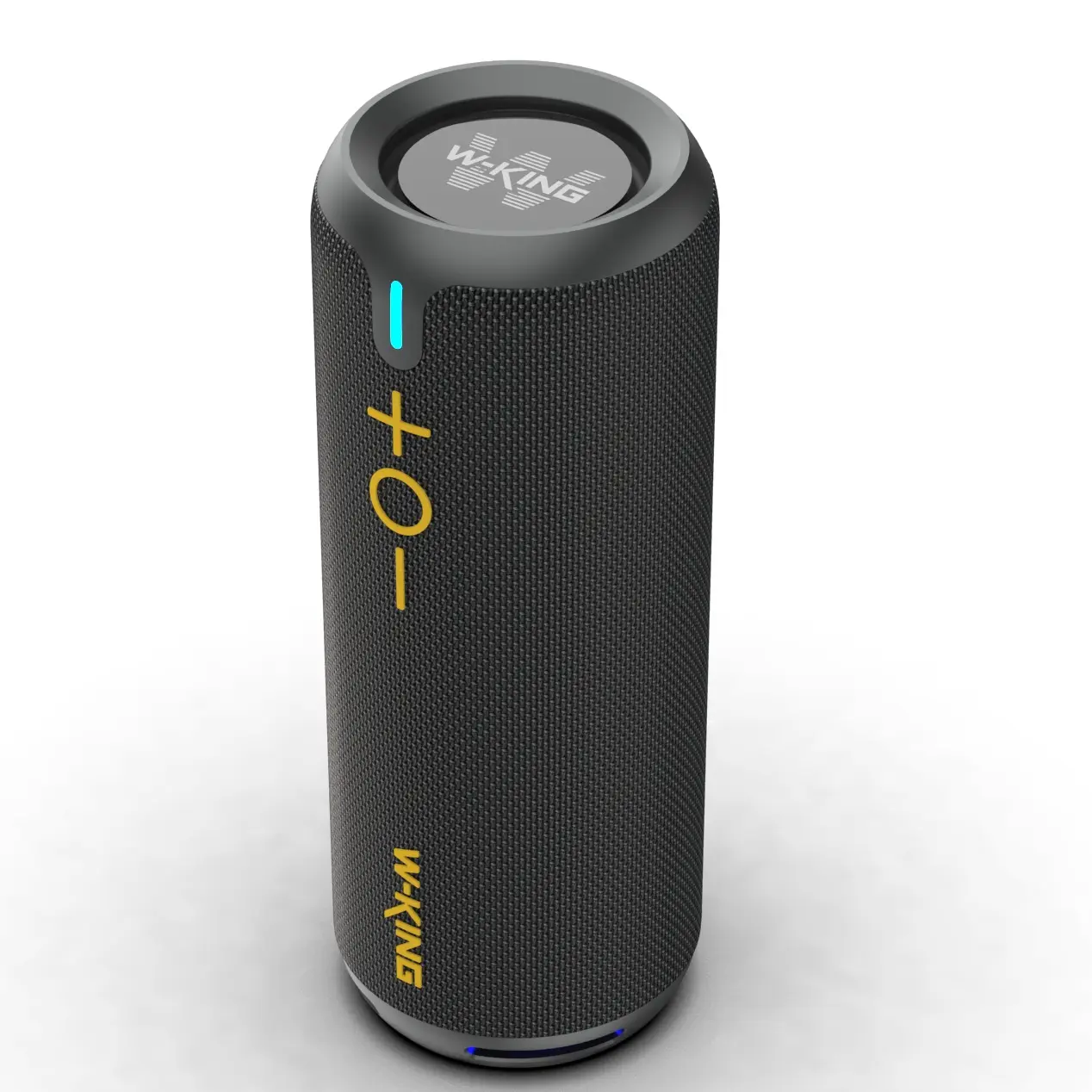 W-KING D320 40W BT5.3 High Output Bluetooth Speaker - IPX7 Waterproof, 360° Sound, Colorful LED Party Lights, Aux Input for Smartphones & Tablets, Ideal for Campfire/BBQ Party Casual Use Audio