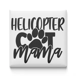 Helicopter Cat Mama Magnet