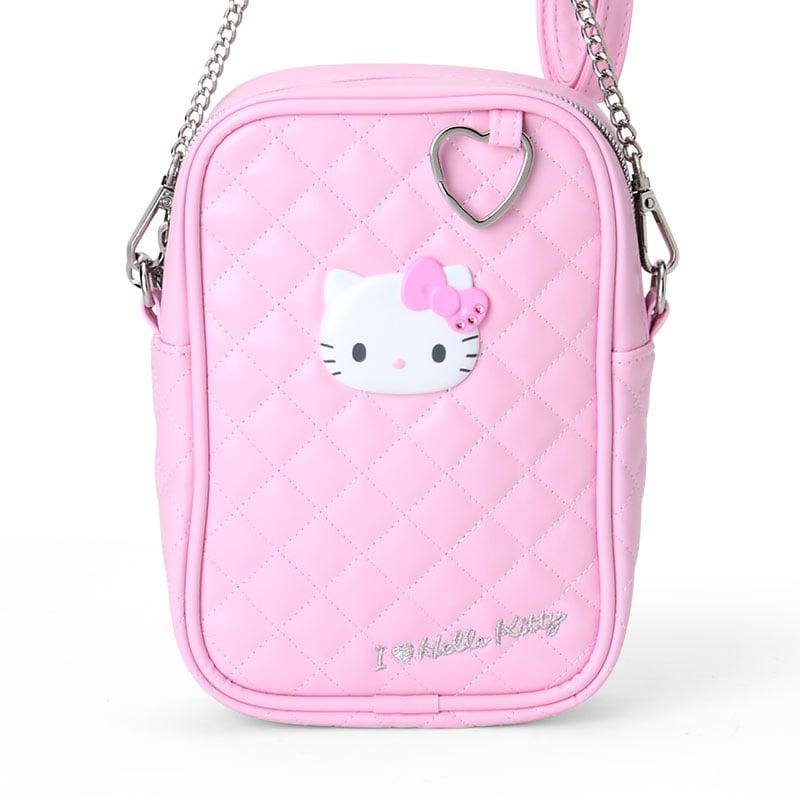 Hello Kitty Pink Quilted Mini Crossbody (I Love Hello Kitty Series)