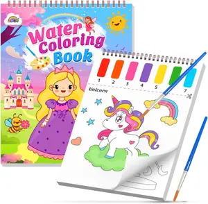 ZMLM Princess Paint with Water Coloring Books for Toddlers