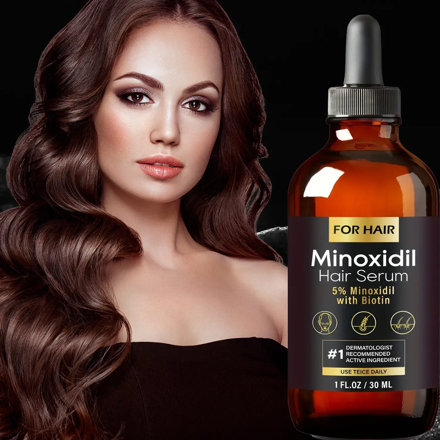 5% Minoxidil for Men Hair, Minoxidil for Women Hair Growth, Minoxidil for Men Beard Growth, Minoxidil 5 Percent, Hair Regrowth for Men, for Women 30m