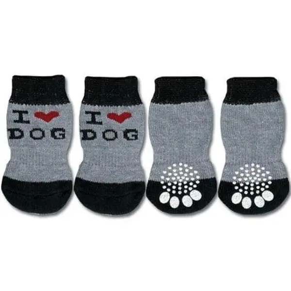 I Love Dog Doggy Socks