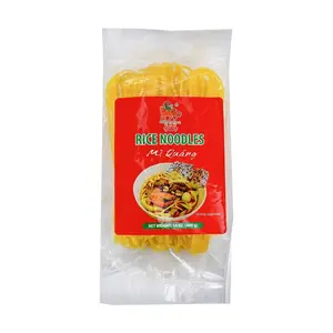 ASIAN BOY Vietnamese Quang Nam Style Yellow Rice Noodles (Mi Quang) - Authentic 400g Pack